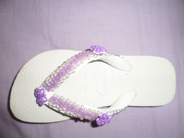 Chinelo infantil (borboleta)