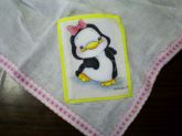 Fralda de boca (pinguim 2)