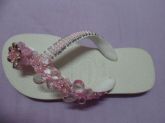 Chinelo infantil (borboletas rosa)